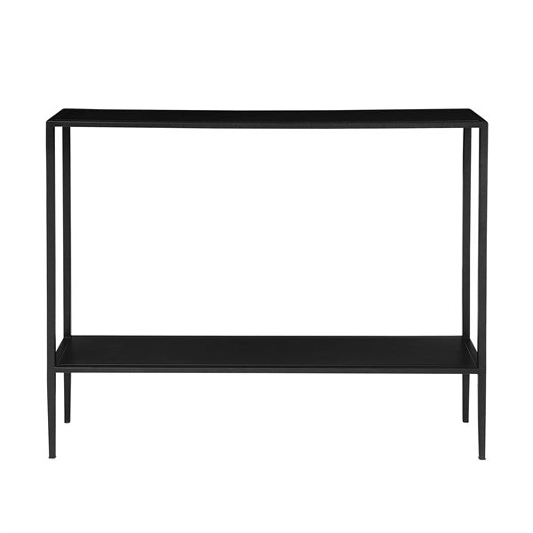 Multifunctional Industrial Chic Black Console Table