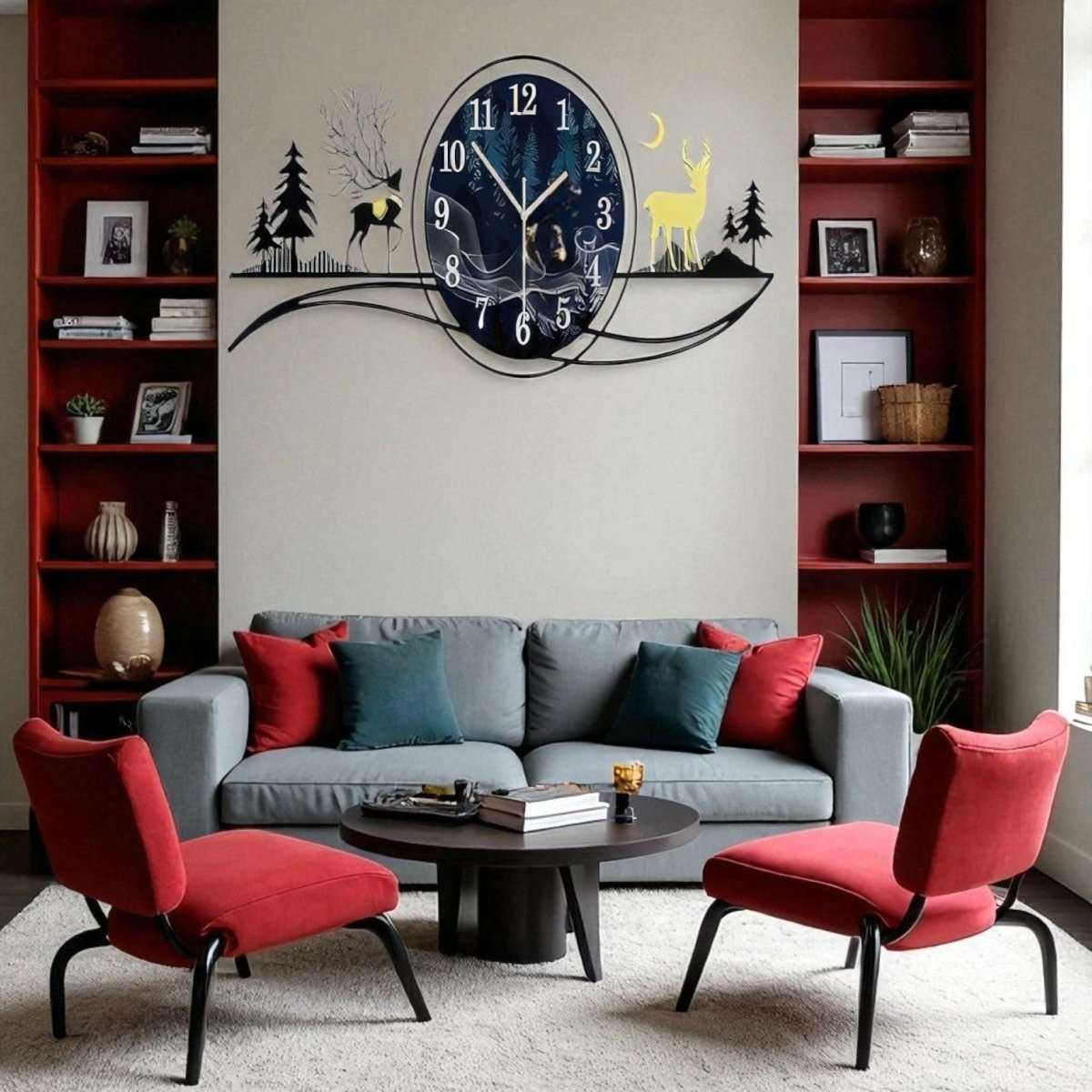 Mystical Forest Landscape Wall Art (32.2 x 13.3 Inches)