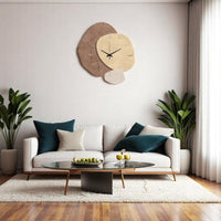 Thumbnail for Naturally Abstract Wood - Look Wall Clock Art (40 x 43 CM)
