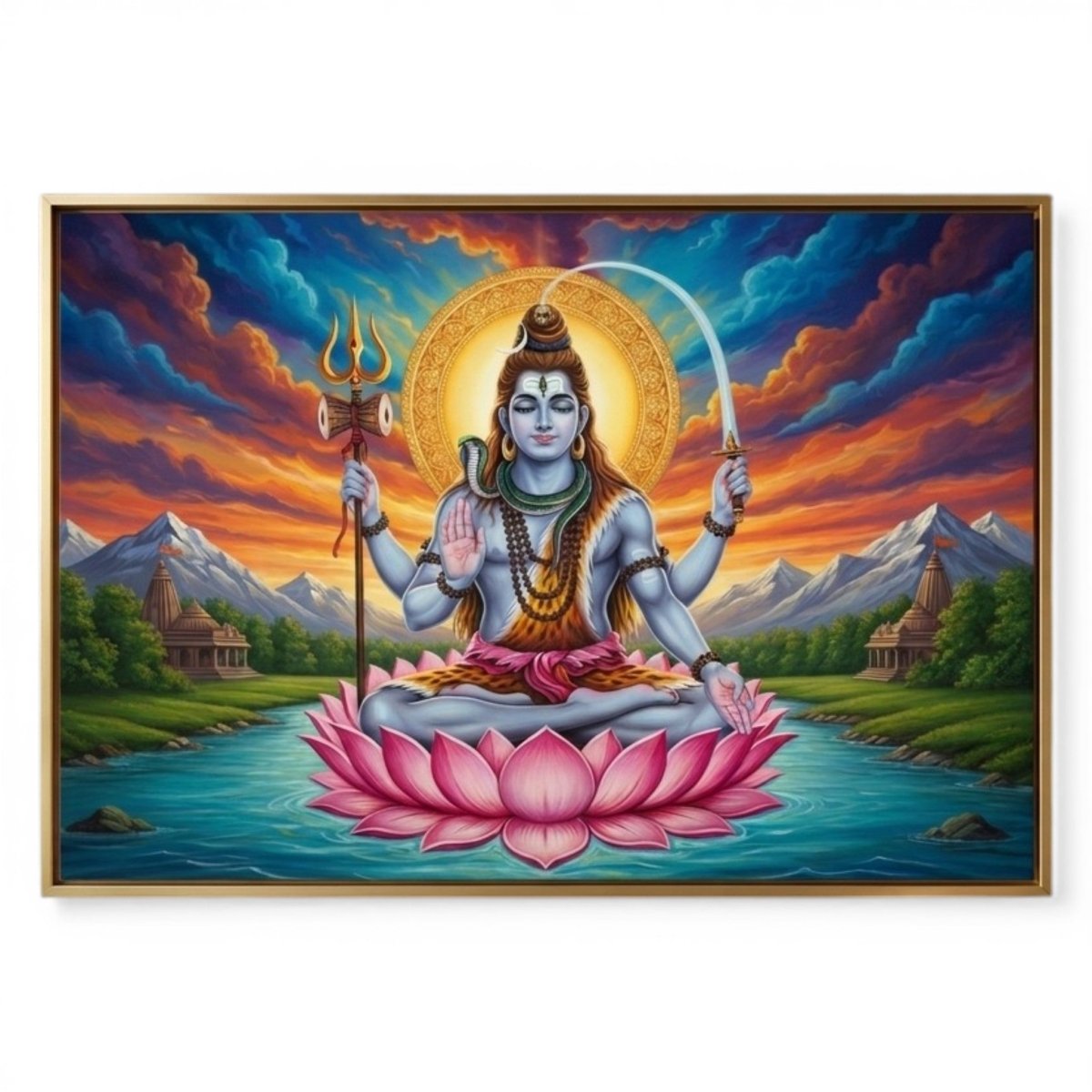 Neelkanth Shiva - Maha Yogi Mahadev (36 x 24 Inches)