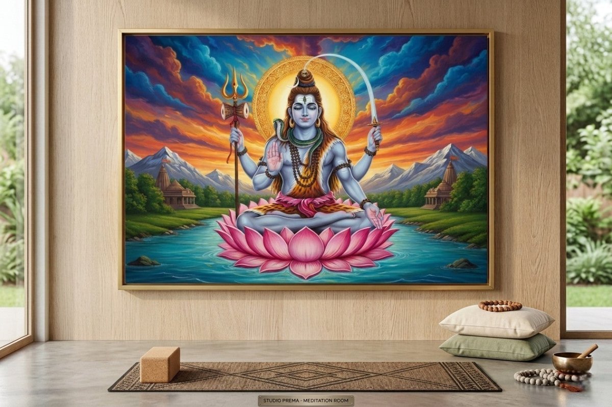 Neelkanth Shiva - Maha Yogi Mahadev (36 x 24 Inches)