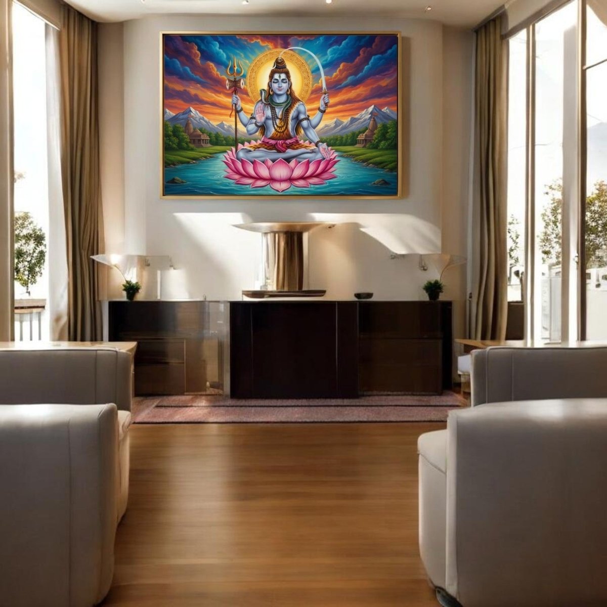 Neelkanth Shiva - Maha Yogi Mahadev (36 x 24 Inches)