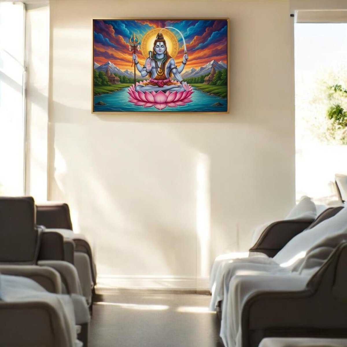 Neelkanth Shiva - Maha Yogi Mahadev (36 x 24 Inches)