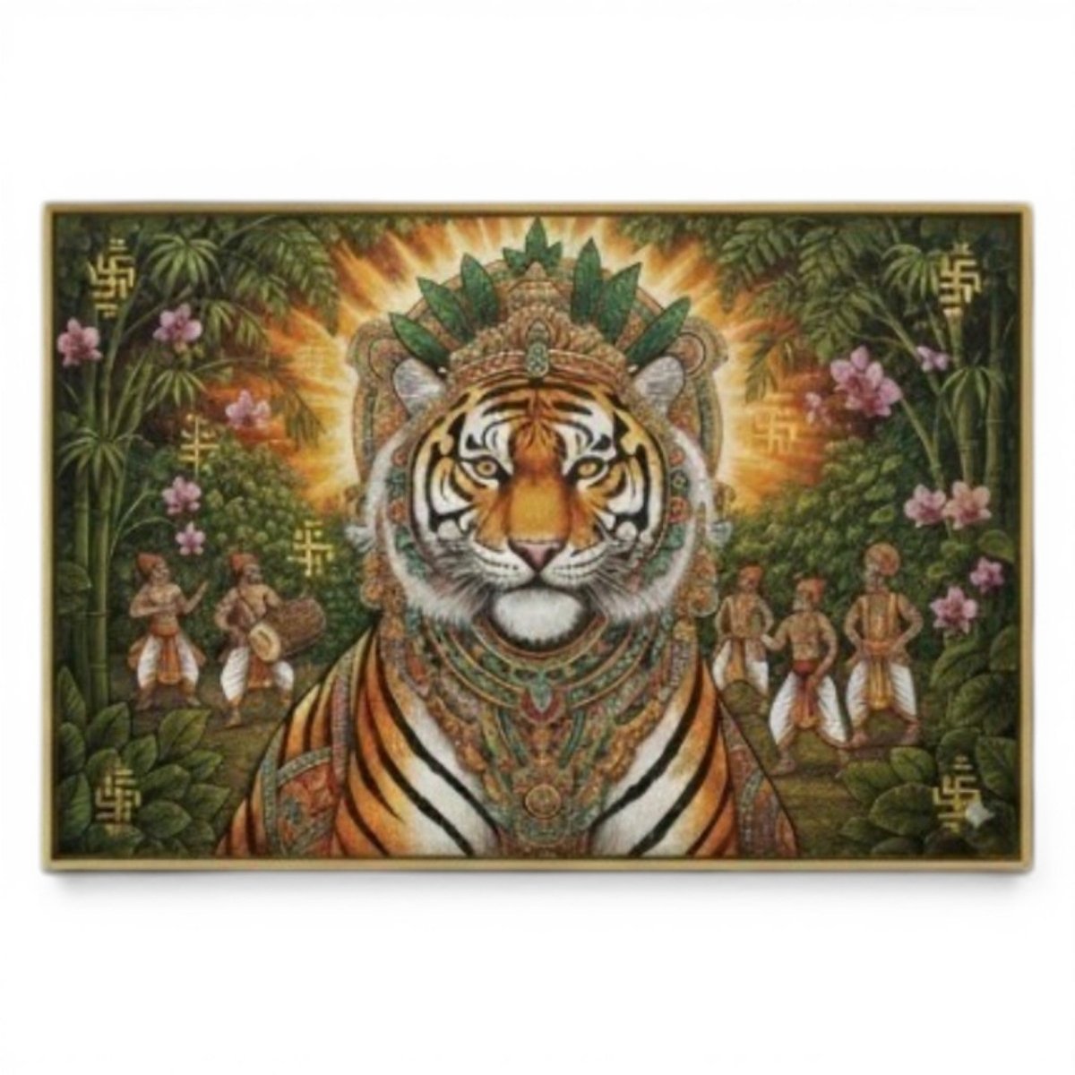 Northeast India Festivals: Ananta Aranya: The Eternal King of the Brahmaputra Valley (36 x 24 Inches)