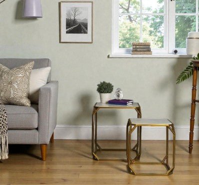 Octavia Geometric Nesting Tablesb (Set of 2)