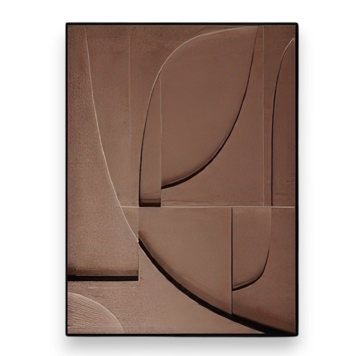 Organic Curves Embossed Artwork (40 x 70 CM)