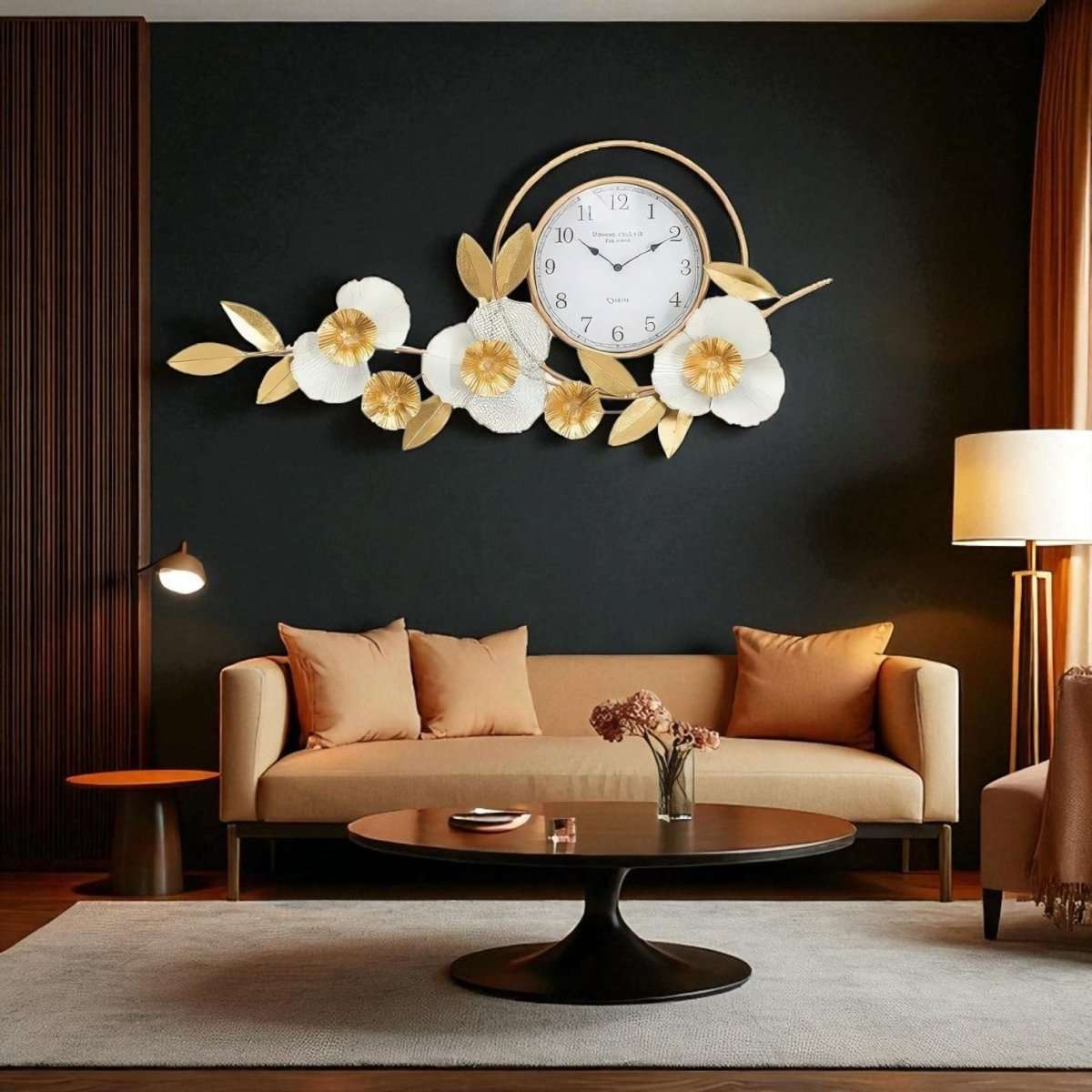 Ornate Blossom Timekeeper (40 x 20 Inches)