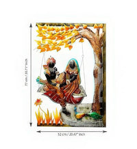 Thumbnail for Radha - Krishna Jhoola:Yugal Vilas (21 x 31 Inches)