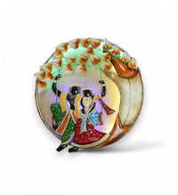 Thumbnail for Radha - Krishna:Prem Leela Lumina (24 x24 Inches)
