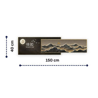 Thumbnail for Regal Fawn Landscape with Integrated Time Display (150 x 40 CM)