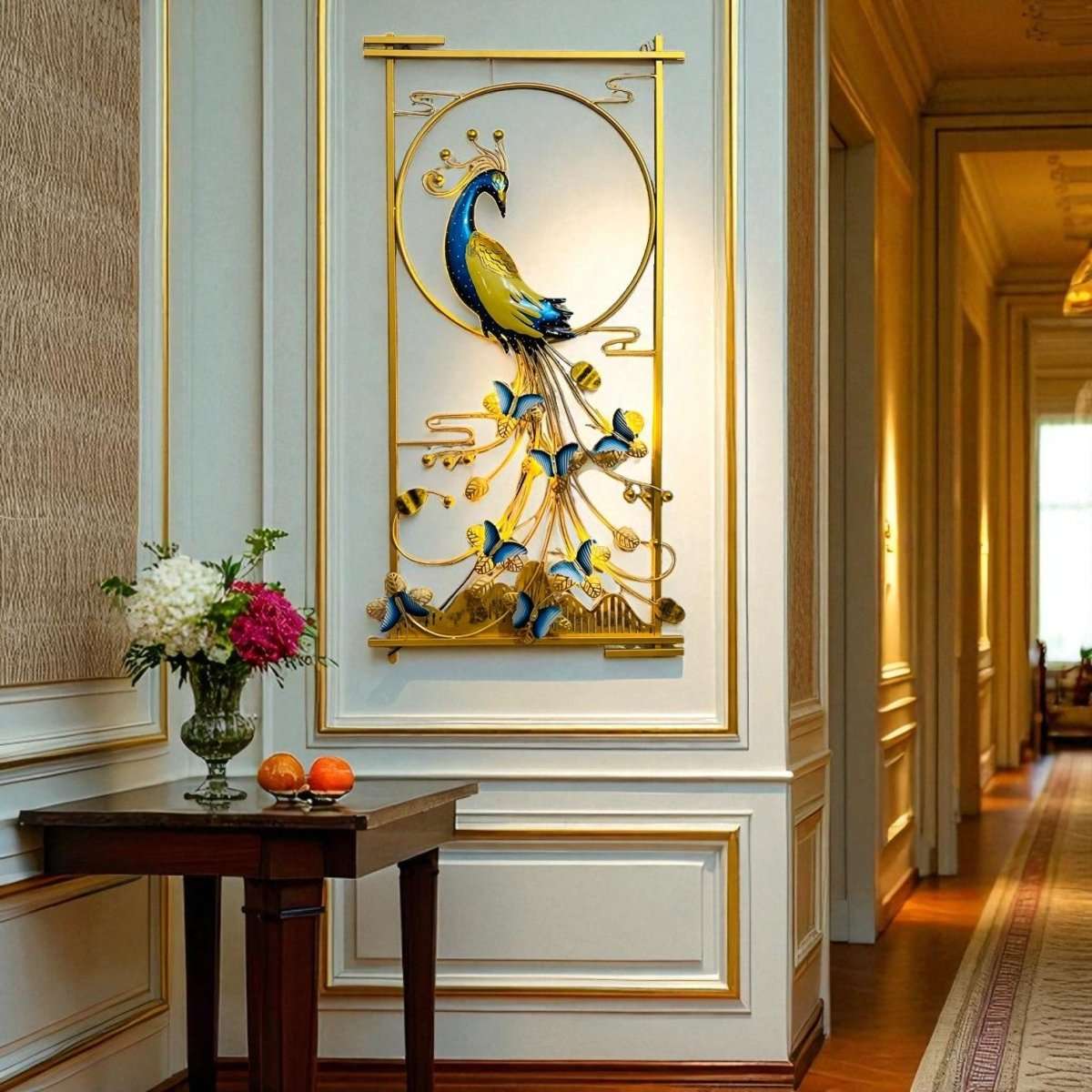 Regal Plume & Butterfly Dance With LED (24 x 48 Inches)