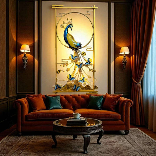 Regal Plume & Butterfly Dance With LED (24 x 48 Inches)