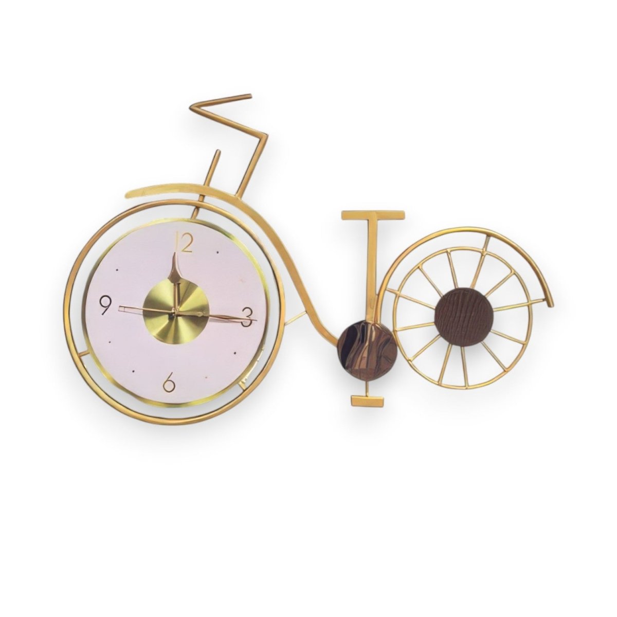 Retro Metal Bicycle Timepiece (24.6 x 16.3 Inches)