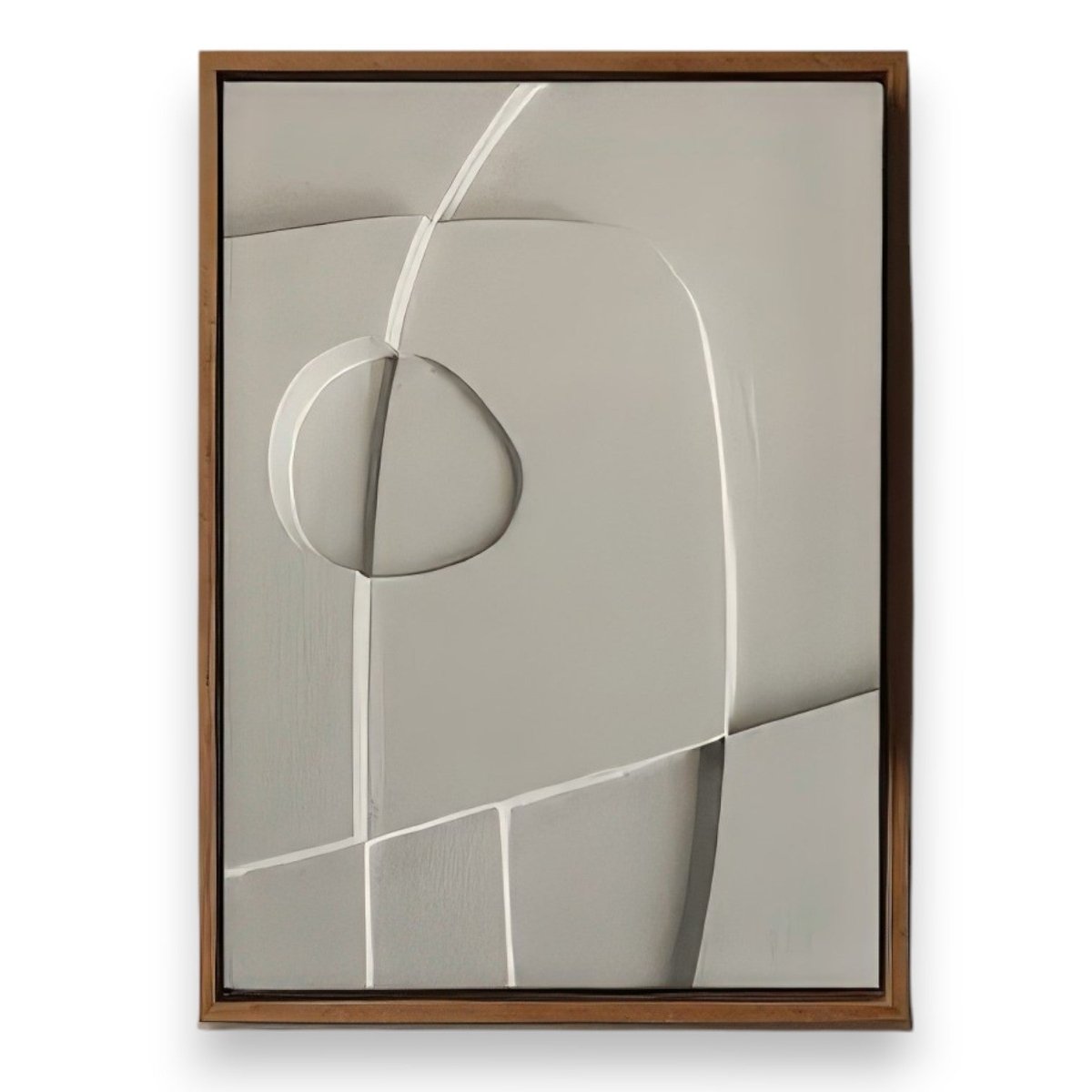 Sculpted Abstract Orb Art Wall Decor (60 x 90 CM)