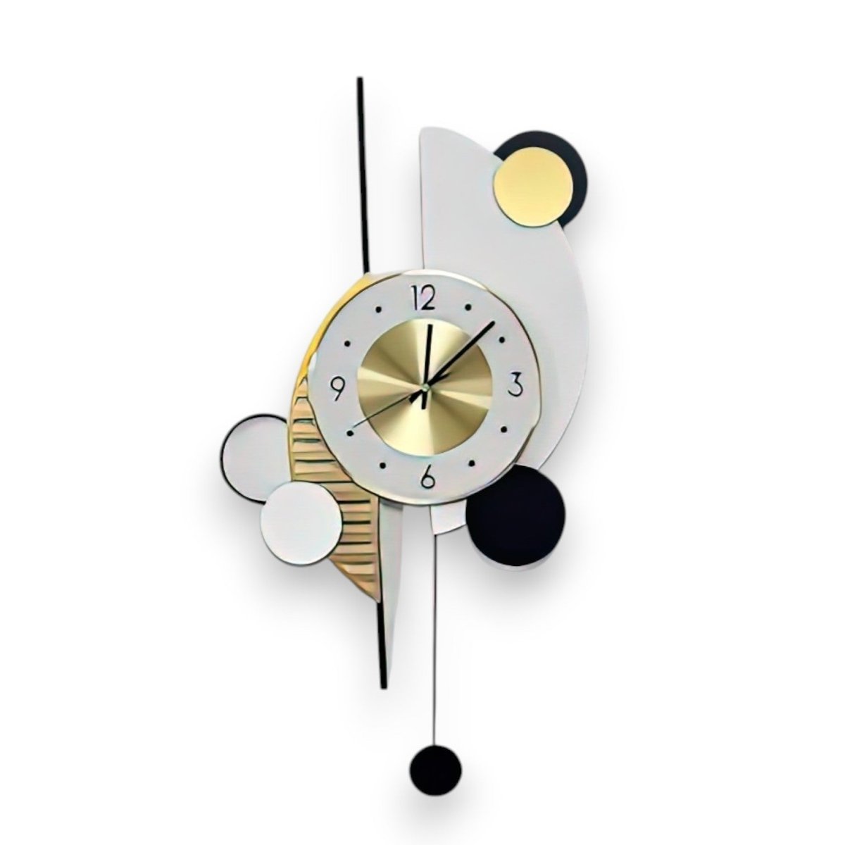 Sculptural Asymmetrical Time Piece (28 x 16 Inches)