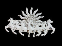 Thumbnail for Seven Horses:The Surya's Chariot With LED (37 x 23 Inches)