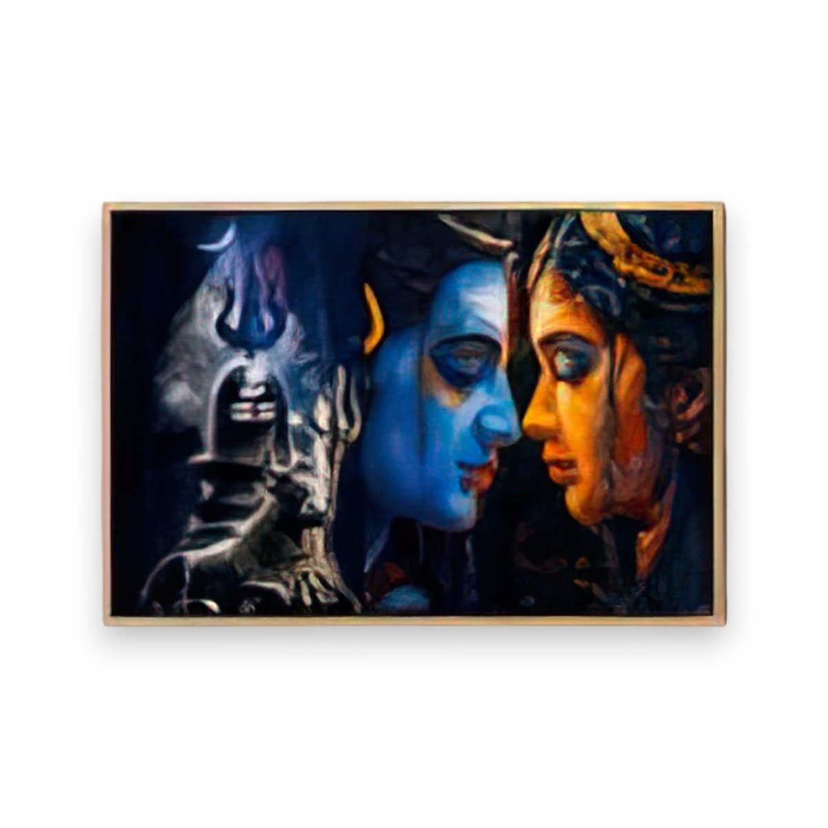 Shiv Shakti Sangam: The Divine Union Canvas