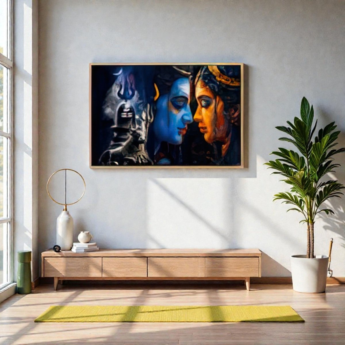 Shiv Shakti Sangam: The Divine Union Canvas