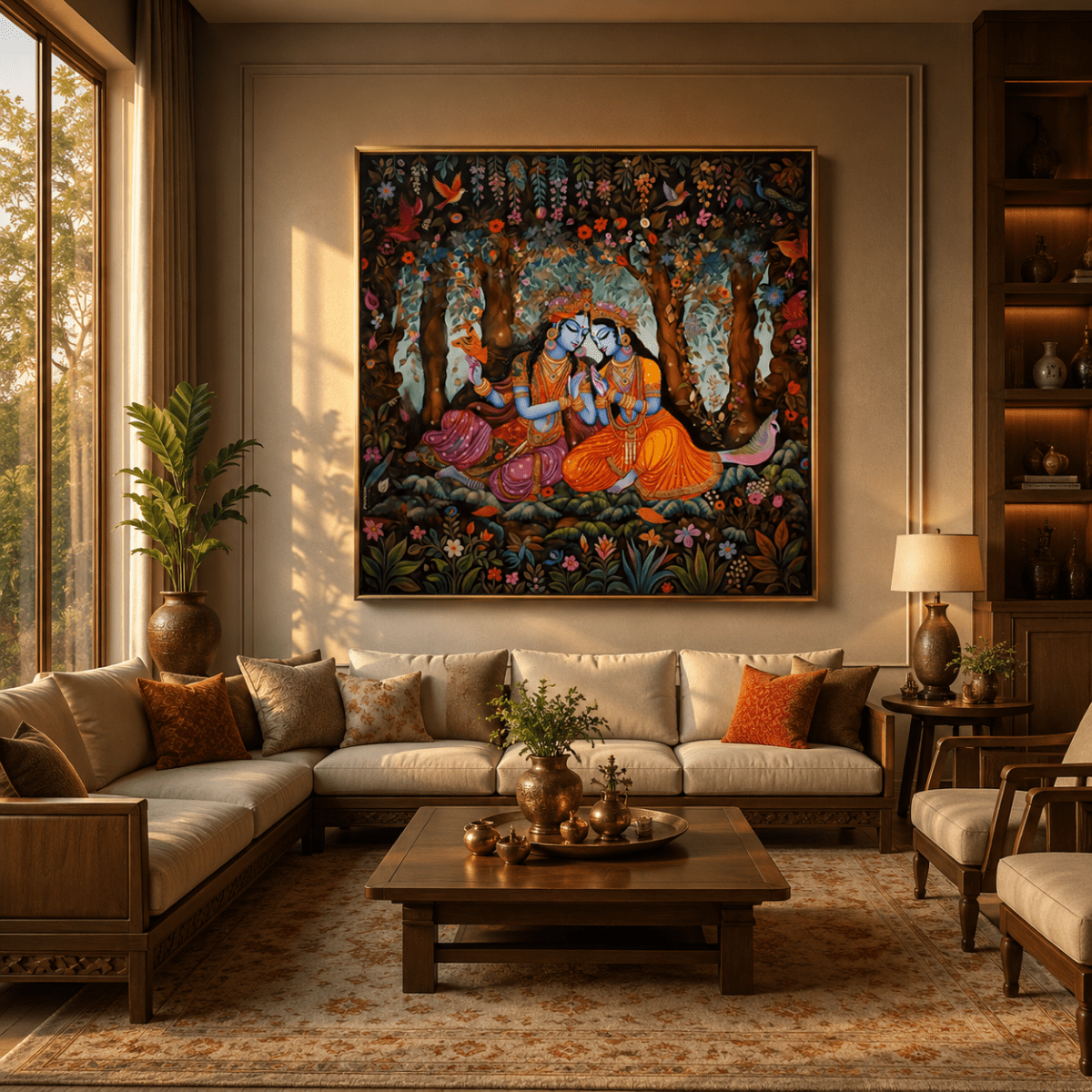 Shyam & Radha: The Midnight Serenade in Madhuban