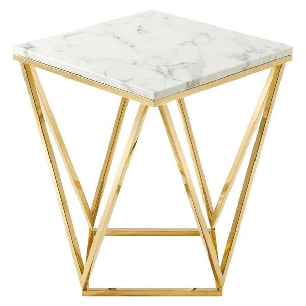 Side Table: The Facet Cube Table