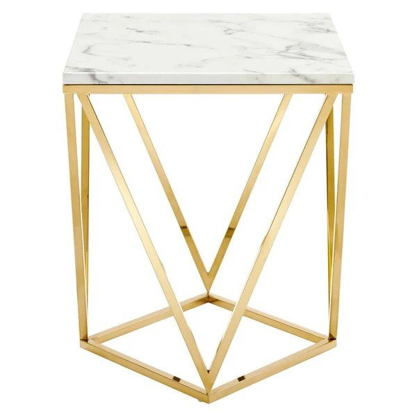 Side Table: The Facet Cube Table