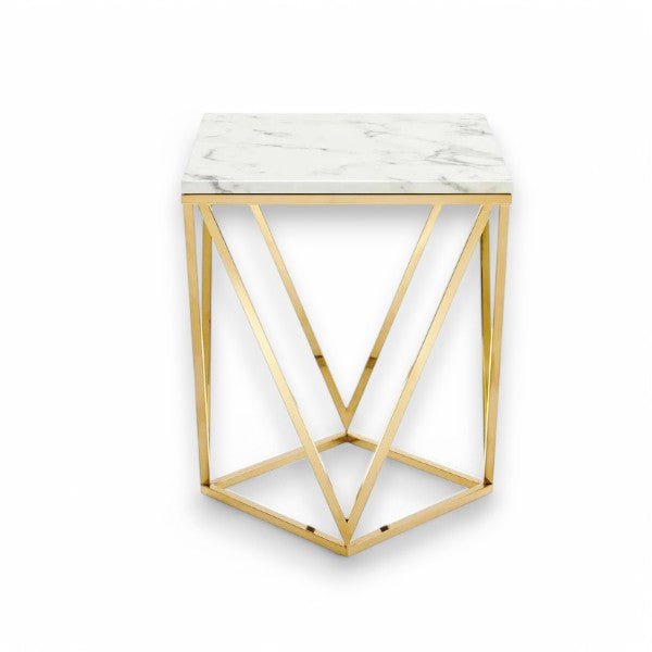 Side Table: The Facet Cube Table