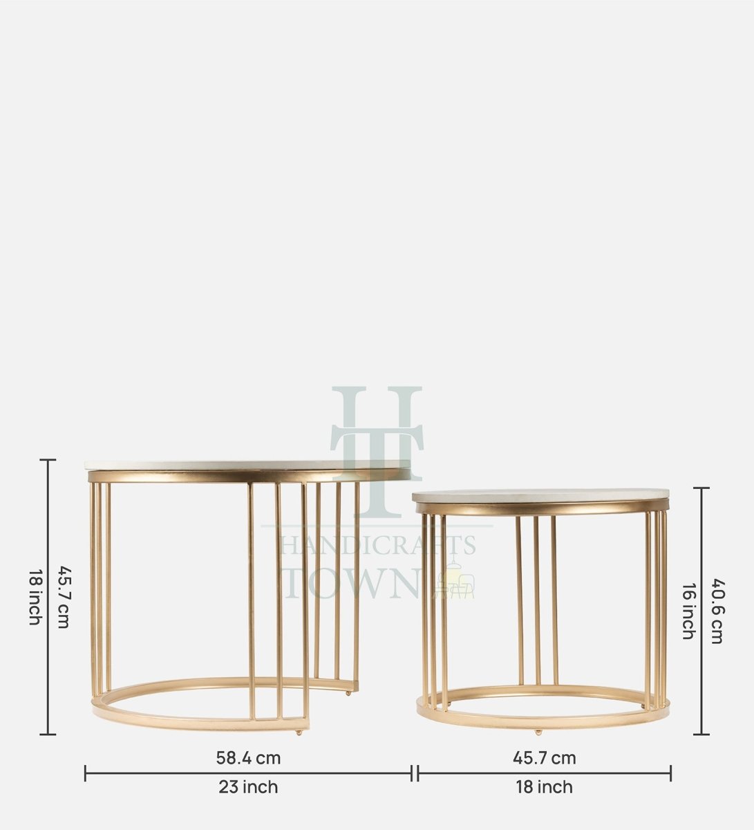 Space Saving Luxry Nesting Table Set of 2