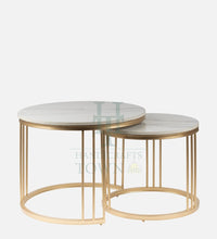 Thumbnail for Space Saving Luxry Nesting Table Set of 2