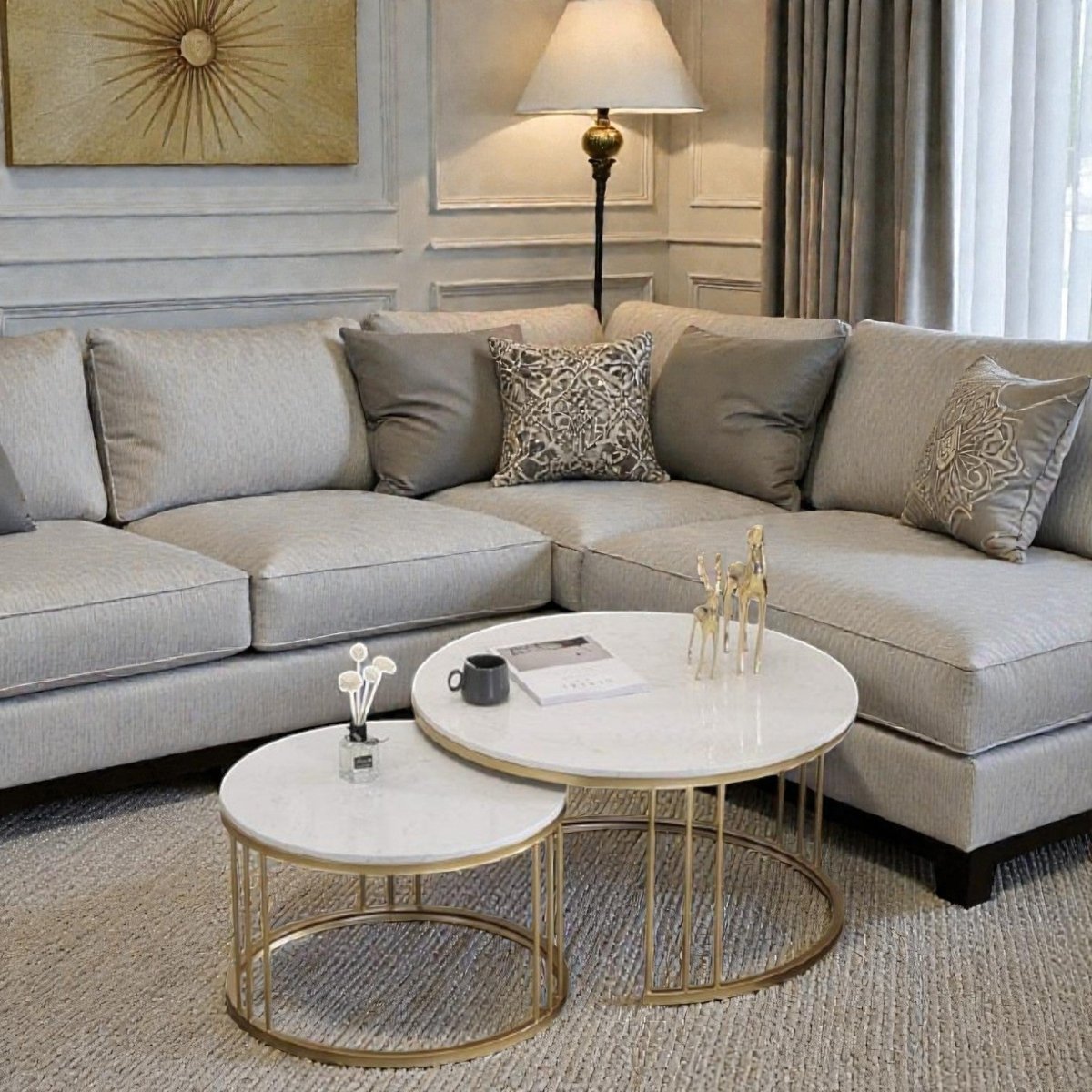 Space Saving Luxry Nesting Table Set of 2