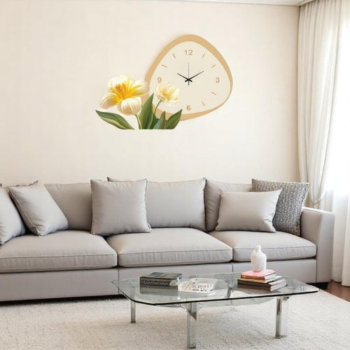 Spring Floral Timepiece Decor (40 x 120 CM)