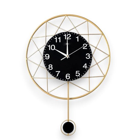 Stella Nova:Modern Pendulum Clock (24 x 24 Inches Dia)