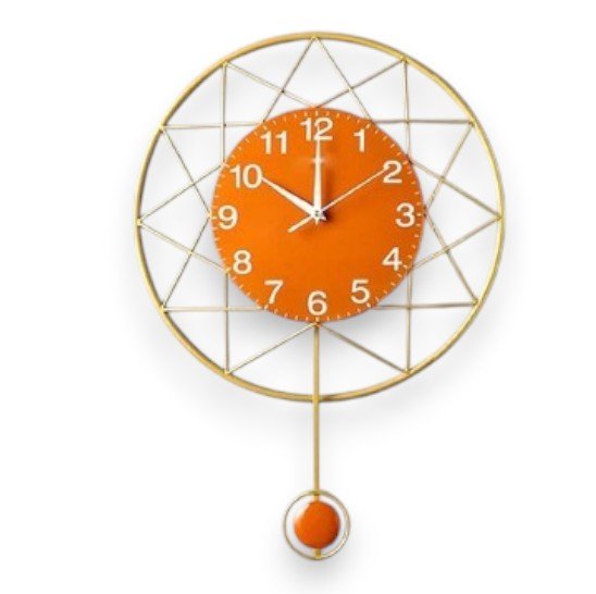 Stella Nova:Modern Pendulum Clock (24 x 24 Inches Dia)
