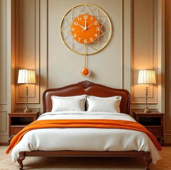 Stella Nova:Modern Pendulum Clock (24 x 24 Inches Dia)