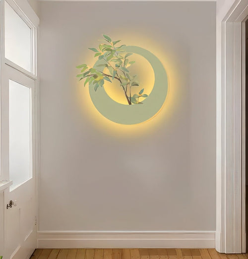 Textured Ring Tree Branch Wall Art (40 x 40 CM)