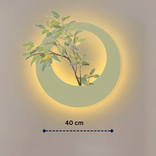 Textured Ring Tree Branch Wall Art (40 x 40 CM)