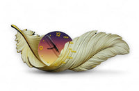 Thumbnail for The Avian Hourglass Crystal Wall Clock (30 x 14 Inches)