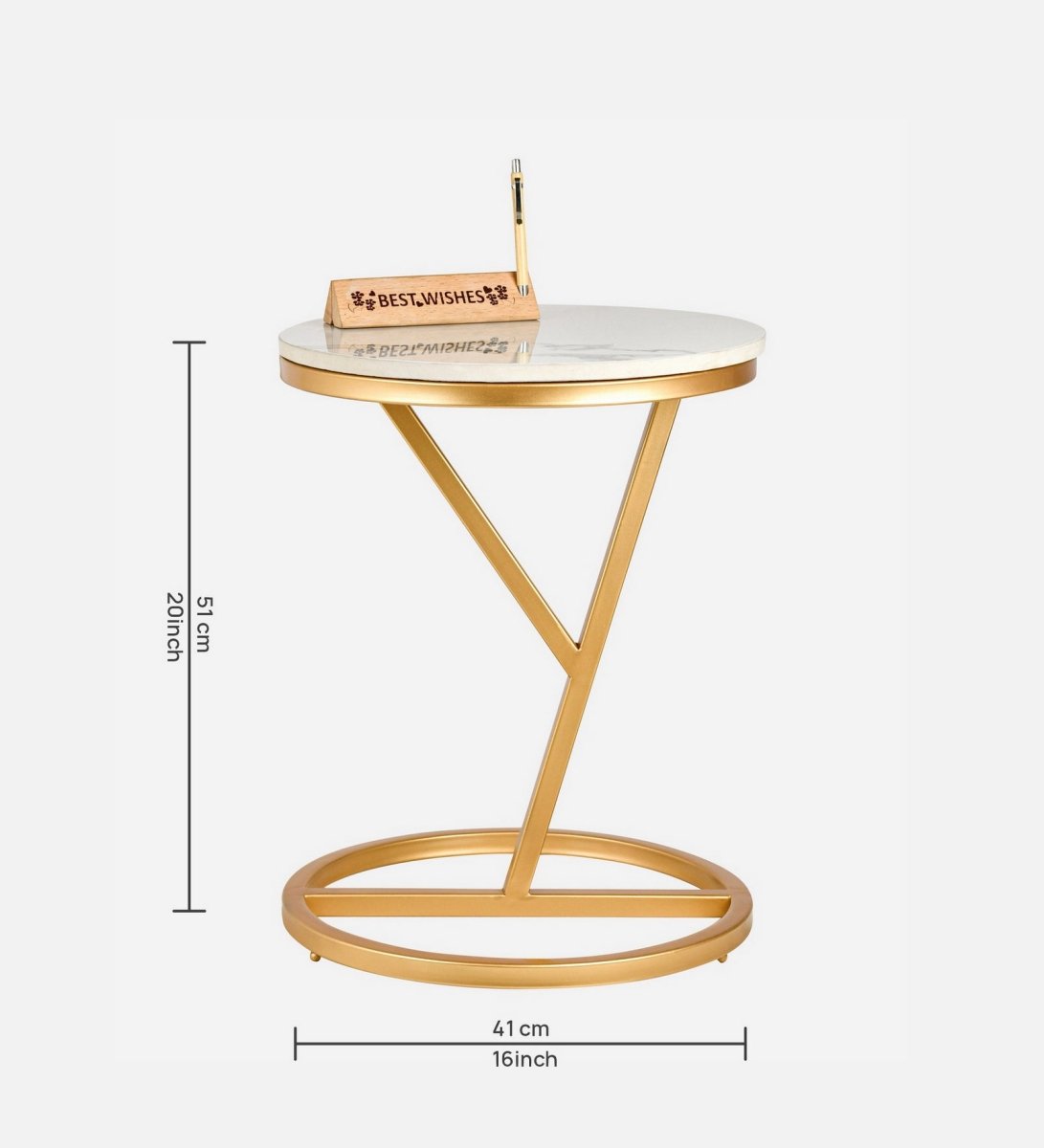 The Boomerang Y Stand Side Table