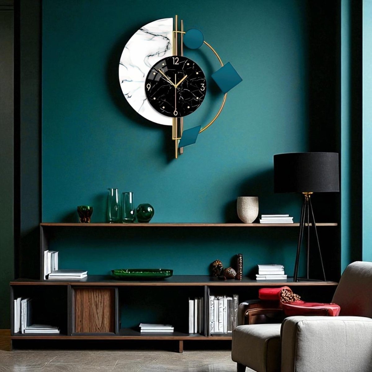 The Chrono Abstract Timepiece (23 x 19 Inches)