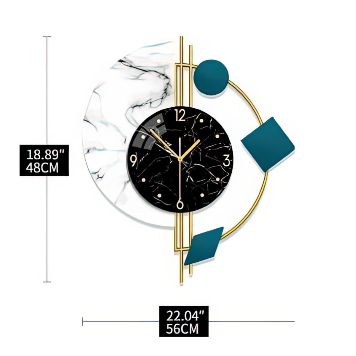 The Chrono Abstract Timepiece (23 x 19 Inches)