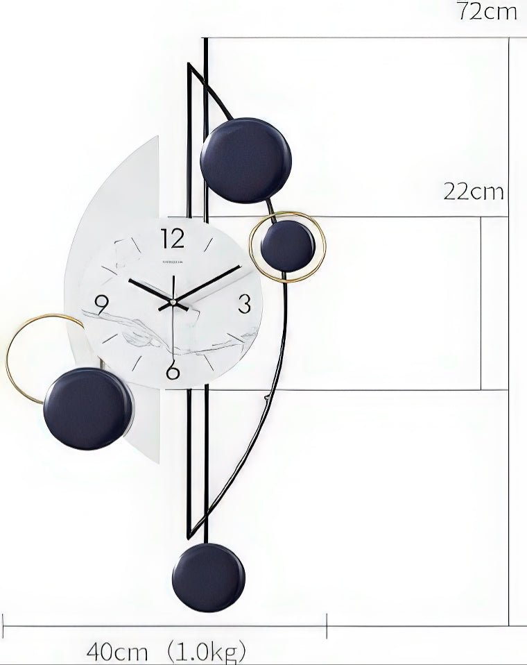 The Cosmic Meridian Clock (28 x 15 Inches)