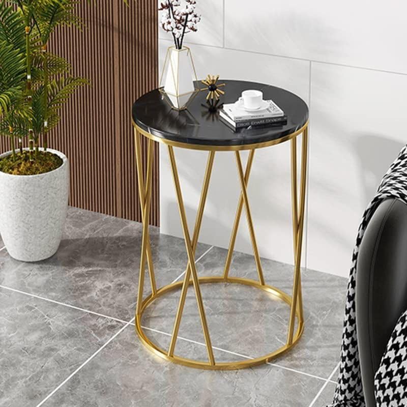 The Crisscross Opulent X Marble End Table for Livingroom