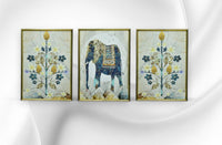 Thumbnail for The Elegant Entanglement Crystal Glass Painting Set of 3 (150 x 70 Cm)