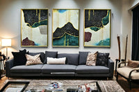 Thumbnail for The Equilibrium: Threefold Crystal Glass Painting Set of 3 (150 x 70 Cm)