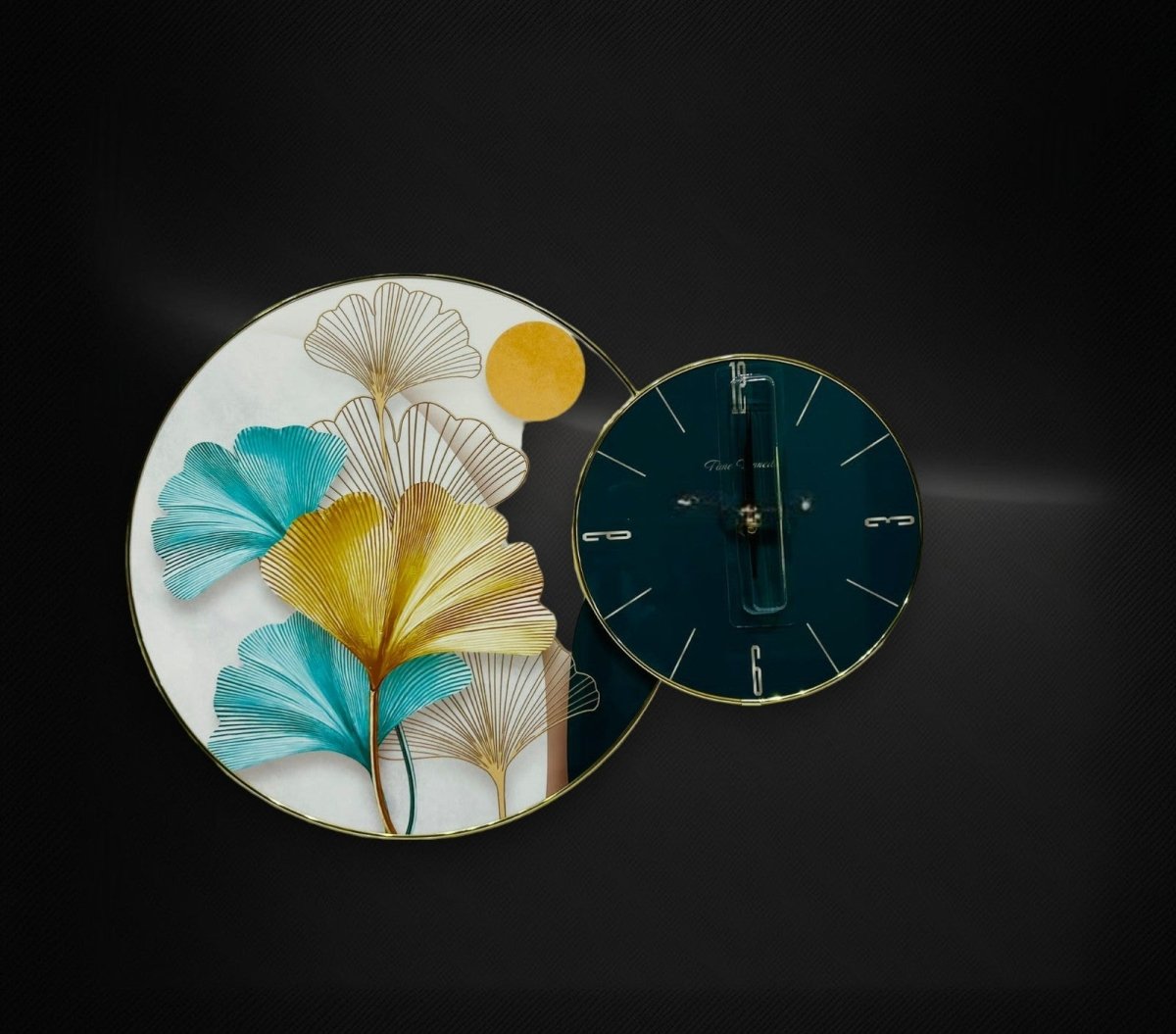 The Everlasting Elegance Crystal Wall Clock (24 x 16 Inches)