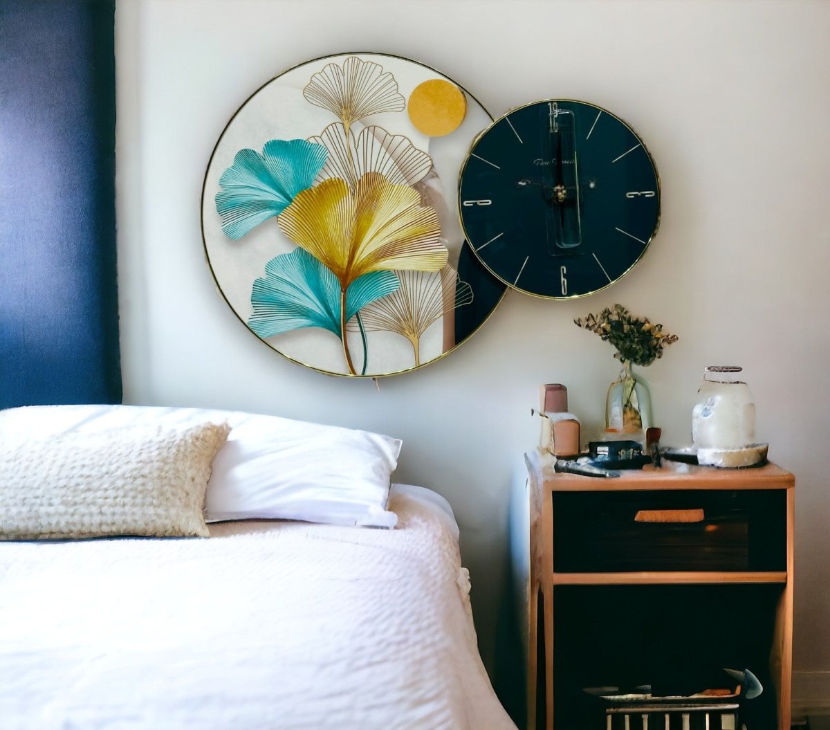 The Everlasting Elegance Crystal Wall Clock (24 x 16 Inches)