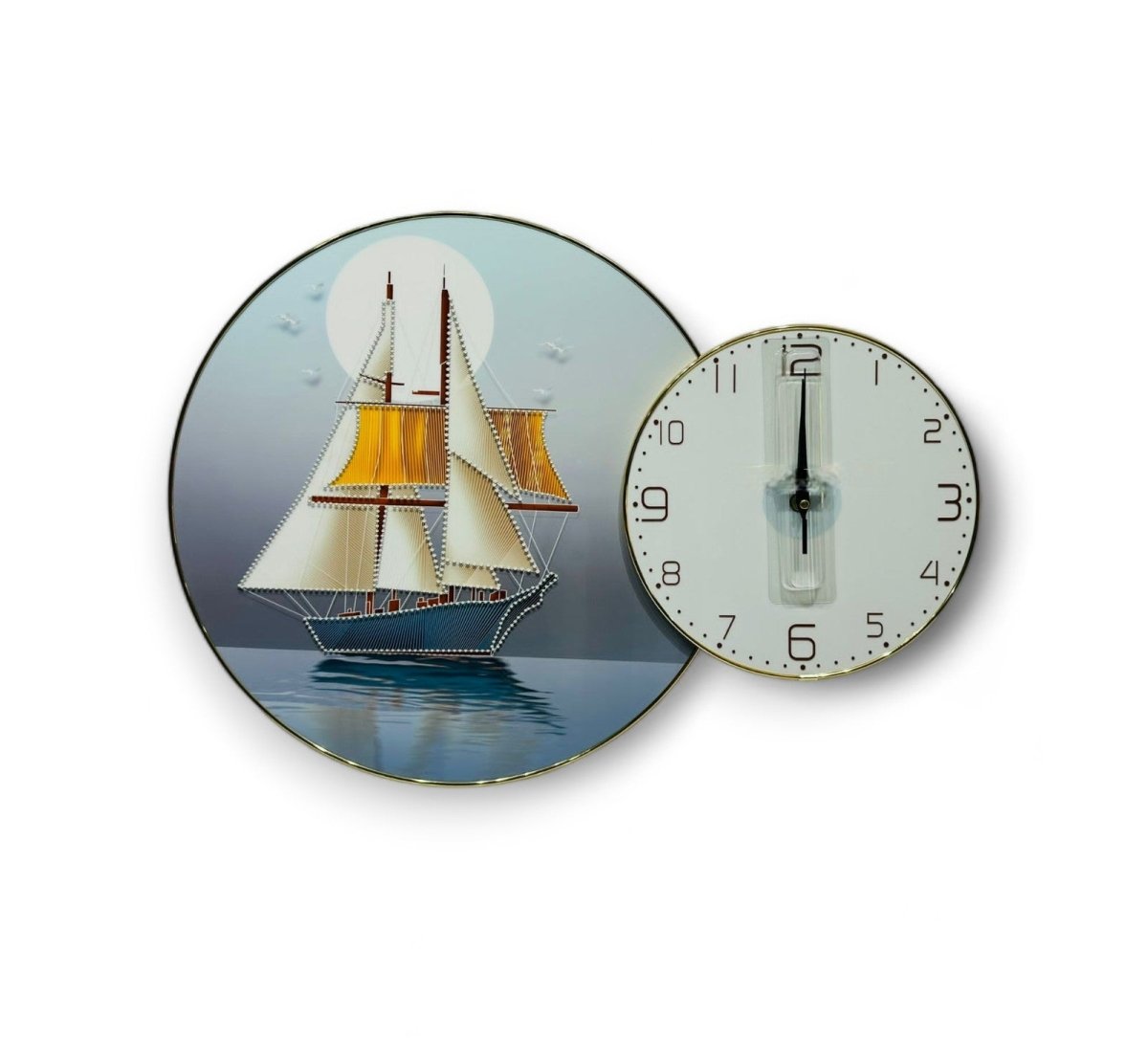 The Fair Winds Crystal Wall Clock (24 x 16 Inches)