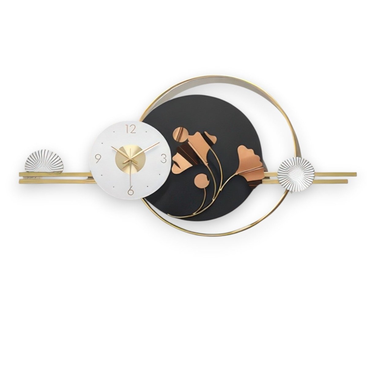 The Flowing Lines Clock (35.4 x 17.7 Inches)
