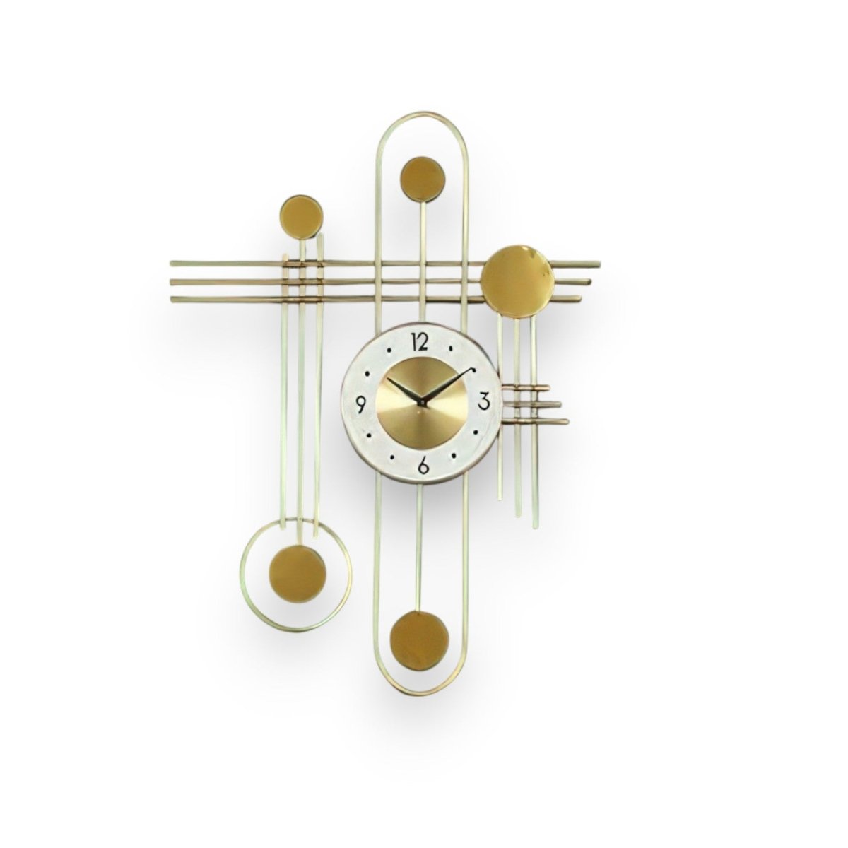 The Gilded Baton Timepiece (31.5 x 24 Inches)