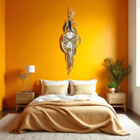 Thumbnail for The Gilded Feather Clock (36.2 x 11 Inches)