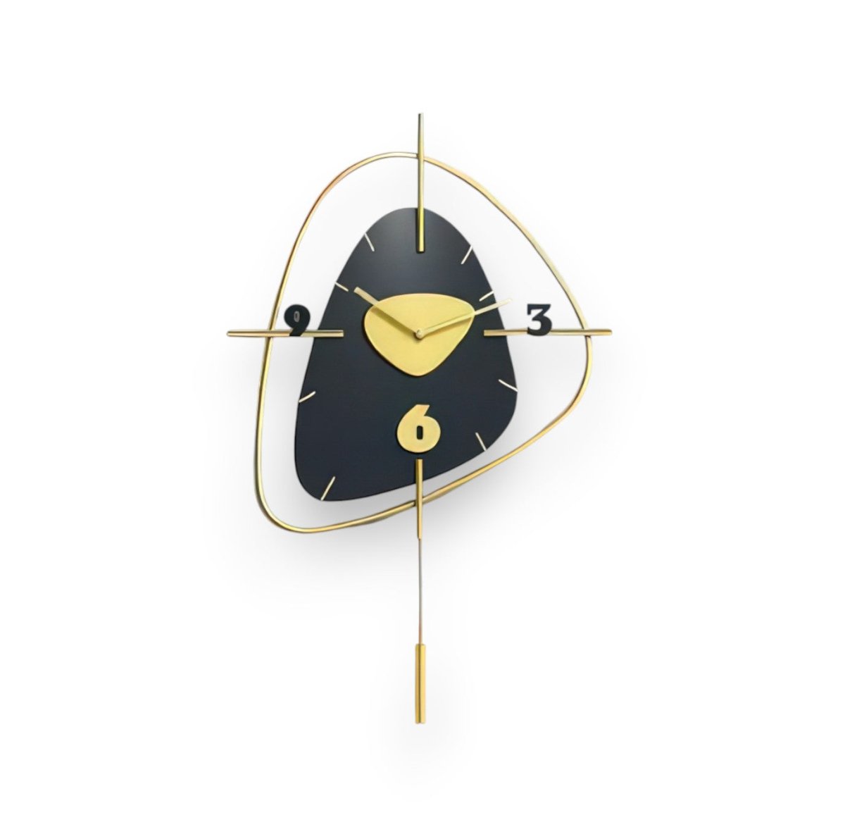 The Golden Abstraction Pendulum (25.1 x 16.5 Inches)